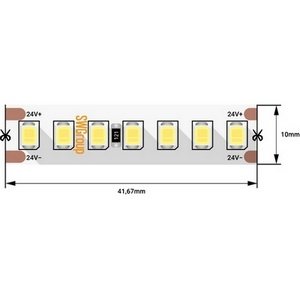 Изображение товара Светодиодная лента 220V 2835 SWG SWG2P168-24-17.3-W-20