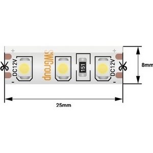 Изображение товара Светодиодная лента влагозащищенная IP65 12V SWG SWG3120-12-9.6-WW-65