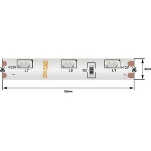 Изображение товара Светодиодная лента влагозащищенная IP67 12V SWG SWG31560-12-4.8-WW-67