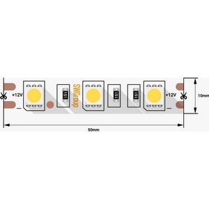 Изображение товара Светодиодная лента влагозащищенная IP66 12V 5050 SWG SWG560 SWG560-12-14.4-WW-66-M
