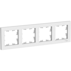 Изображение товара Рамка на 4 поста (белый) Systeme Electric AtlasDesign ATN000104