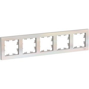 Изображение товара Рамка на 5 постов (жемчужный) Systeme Electric AtlasDesign ATN000405