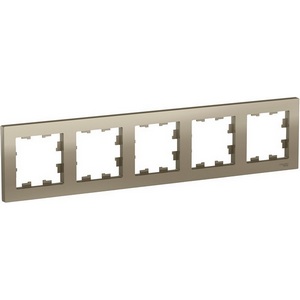 Изображение товара Рамка на 5 постов (шампань) Systeme Electric AtlasDesign ATN000505