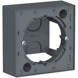 Изображение товара Коробка наружного монтажа (грифель) Systeme Electric AtlasDesign ATN000700