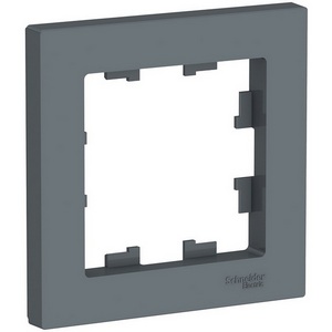 Изображение товара Рамка на 1 пост (грифель) Systeme Electric AtlasDesign ATN000701