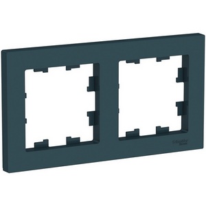 Изображение товара Рамка на 2 поста (изумрудный) Systeme Electric AtlasDesign ATN000802