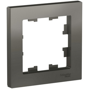 Изображение товара Рамка на 1 пост (сталь) Systeme Electric AtlasDesign ATN000901