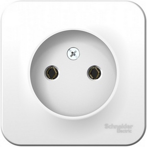 Изображение товара Розетка накладная без заземления (белый) Systeme Electric Blanca BLNRA000101
