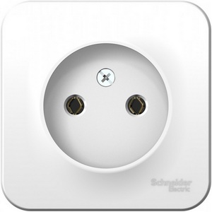 Изображение товара Розетка накладная без заземления (белый) Systeme Electric Blanca BLNRA000121