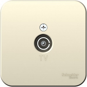 Изображение товара ТВ-розетка накладная оконечная (молочный) Systeme Electric Blanca BLNTA000012