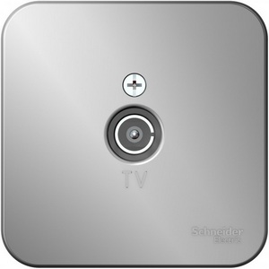 Изображение товара ТВ-розетка накладная оконечная (алюминий) Systeme Electric Blanca BLNTA000013