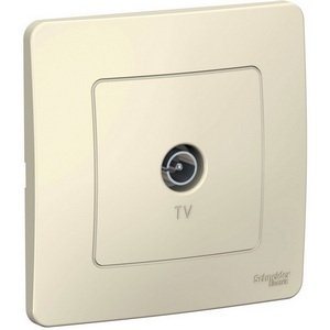Изображение товара ТВ-розетка встраиваемая оконечная (молочный) Systeme Electric Blanca BLNTS000012