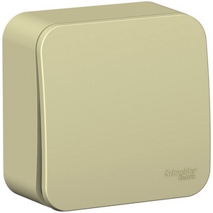 Изображение товара Выключатель накладной одноклавишный (бежевый) Systeme Electric Blanca BLNVA101017