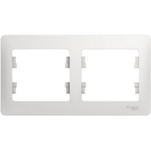 Изображение товара Рамка на 2 поста (белый) Systeme Electric GSL000102