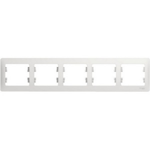 Изображение товара Рамка на 5 постов (белый) Systeme Electric GSL000105