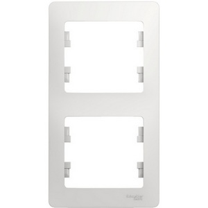 Изображение товара Рамка на 2 поста (белый) Systeme Electric GSL000106