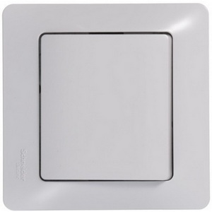Изображение товара Выключатель встраиваемый одноклавишный (белый) Systeme Electric GSL000115