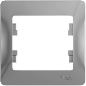 Изображение товара Рамка на 1 пост (алюминий) Systeme Electric GSL000301