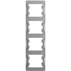 Изображение товара Рамка на 4 поста (алюминий) Systeme Electric GSL000308