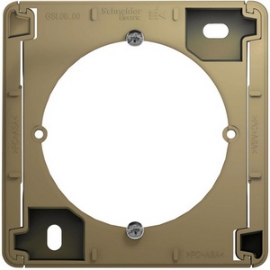 Изображение товара Коробка наружного монтажа (титан) Systeme Electric Glossa GSL000400