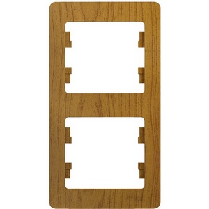 Изображение товара Рамка на 2 поста (дуб) Systeme Electric Glossa GSL000506