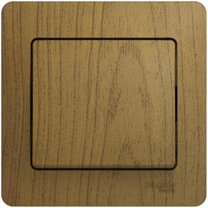 Изображение товара Выключатель встраиваемый одноклавишный (дуб) Systeme Electric Glossa GSL000512