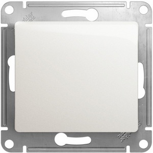 Изображение товара Выключатель встраиваемый одноклавишный (перламутровый) Systeme Electric Glossa GSL000661