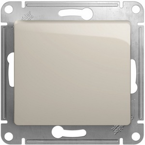Изображение товара Выключатель встраиваемый одноклавишный (молочный) Systeme Electric Glossa GSL000911