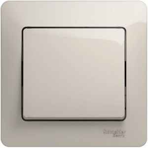 Изображение товара Выключатель встраиваемый одноклавишный (молочный) Systeme Electric Glossa GSL000912