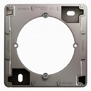 Изображение товара Коробка наружного монтажа (платина) Systeme Electric Glossa GSL001200