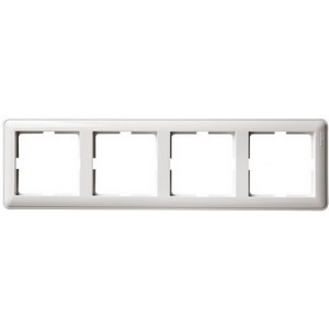 Изображение товара Рамка на 4 поста (белый) Systeme Electric KD-4-18