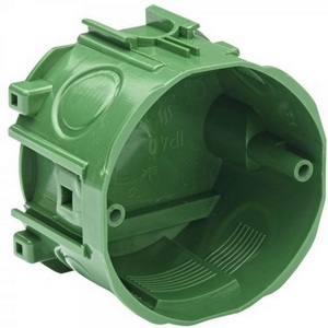 Изображение товара Коробка монтажная под бетон без винтов (зеленый) IP40 Systeme Electric Multifix Modulo LEX1420571MR