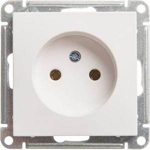 Изображение товара Розетка встраиваемая без заземления (белый) Systeme Electric W59 RS16-153-1-86