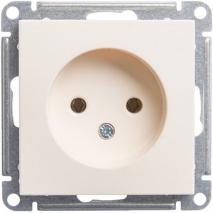 Изображение товара Розетка встраиваемая без заземления (слоновая кость) Systeme Electric W59 RS16-153-2-86