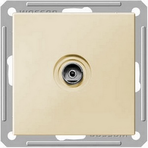 Изображение товара ТВ-розетка встраиваемая оконечная (слоновая кость) Systeme Electric W59 RTS-151-2-86