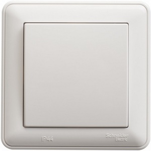 Изображение товара Выключатель встраиваемый одноклавишный (белый) IP44 Systeme Electric W59 VS610-156B-18