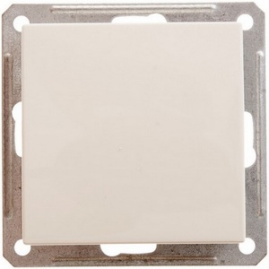 Изображение товара Выключатель встраиваемый одноклавишный (слоновая кость) IP44 Systeme Electric W59 VS610-156B-2-86