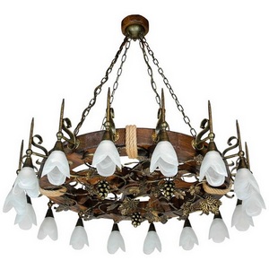 Изображение товара Подвесная люстра Тарьсма Лоза-16П трио LZ16PLPTRH110T с цветами