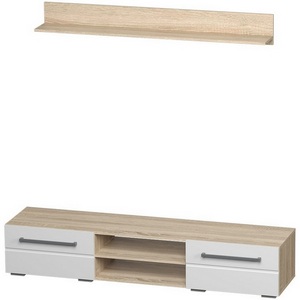 Изображение товара Полка с тумбой БТС Милан ТБ-11, дуб