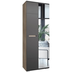 Изображение товара Шкаф БТС с Зеркало БТСм Наоми ШК-22, графит