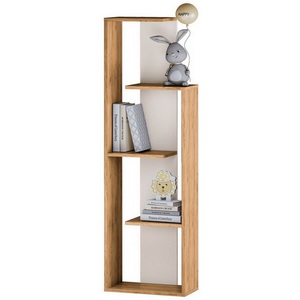 Изображение товара Стеллаж деревянный с ячейками БТС Бейсик 1, крафт/белый