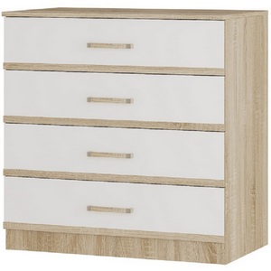 Изображение товара Комод с роликовыми направляющими БТС с ящиками Сакура, дуб сонома