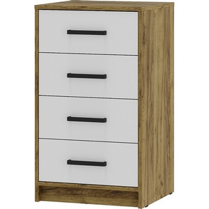 Изображение товара Комод БТС высокий Мия КМ-02, крафт/белый