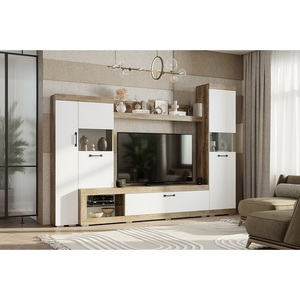 Изображение товара Стенка в гостиную БТС Тесла ГС-01, дуб каньон/белый