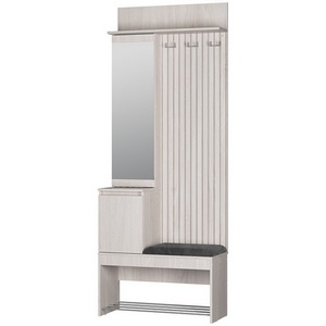 Изображение товара Прихожая БТС Лама ПР-07, Ясень белый, Графит