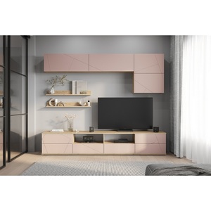 Изображение товара Гостиная БТС Камелия ГС-01, Крафт, Шарли пинк