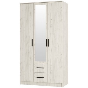 Изображение товара Шкаф БТС 3-х створчатый Фиеста, Дуб крафт белый