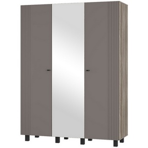 Изображение товара Шкаф БТС 3-х створчатый Олива ШК-08, Дуб каньон, Муссон софт