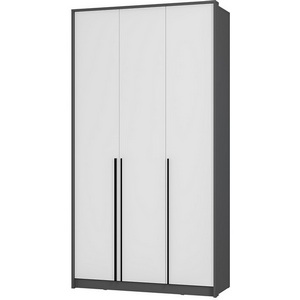 Изображение товара Шкаф БТС трехстворчатый Шарм ШК-10, Графит, Белый