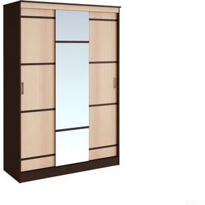 Изображение товара Шкаф БТС-купе трехдверный Сакура, венге/лоредо